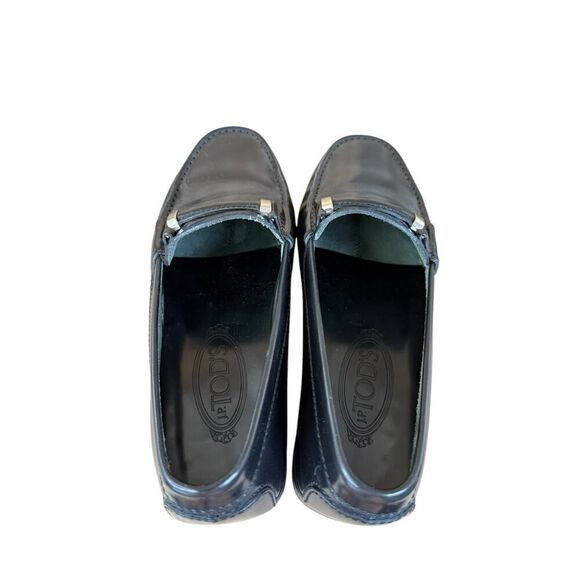 Tod’s Black Leather Bit Loafers Size 6.5 | Classic Italian Slip-On Shoes main image 8